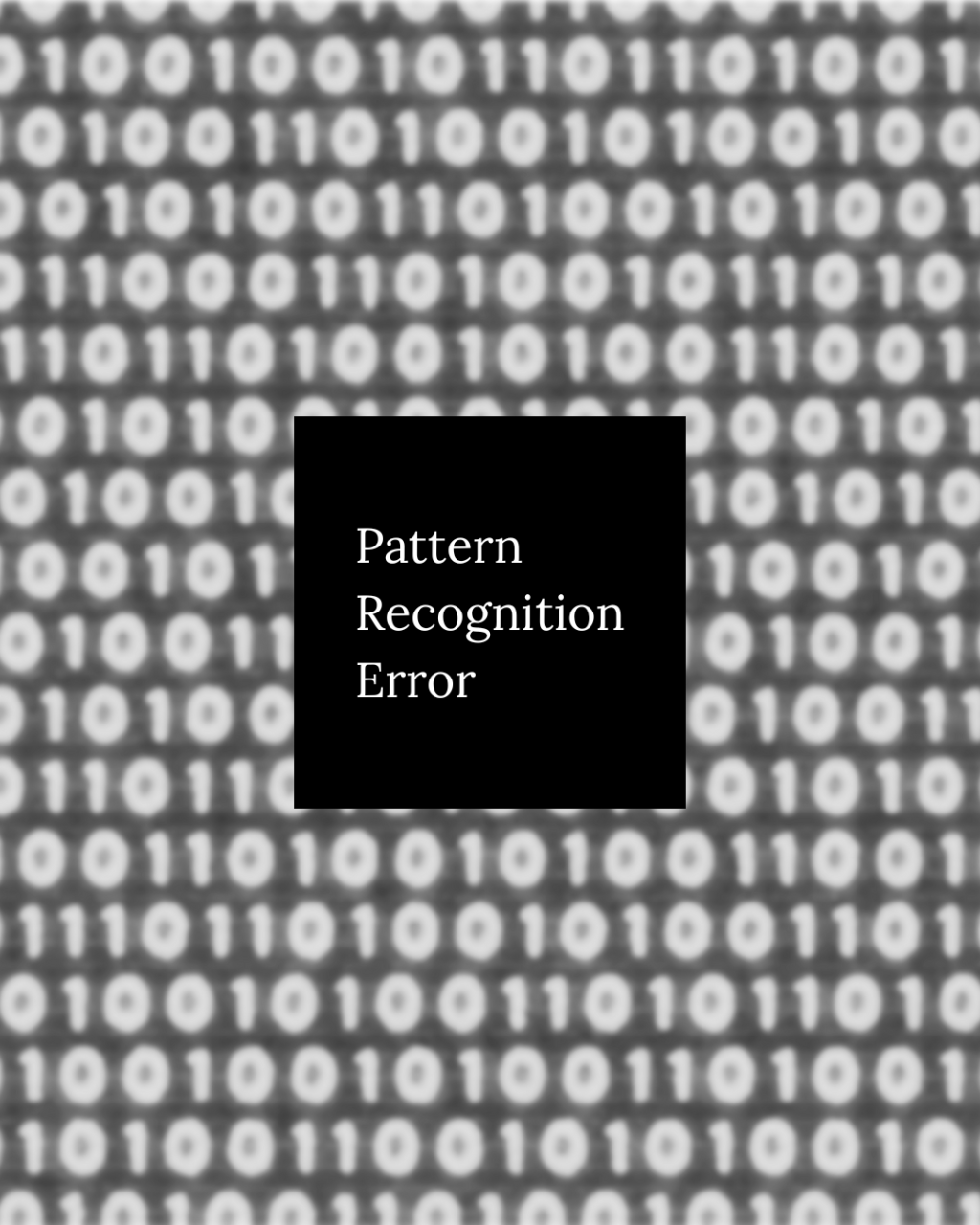 Pattern Recognition Error